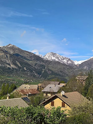 Paysage de Saint Léger Les Mélèzes