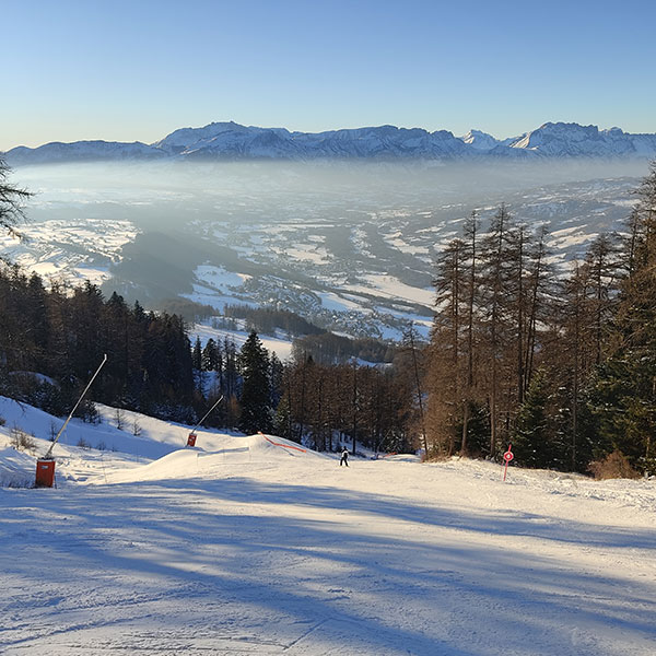 ski slope Saint-Léger-Les-Mélèzes